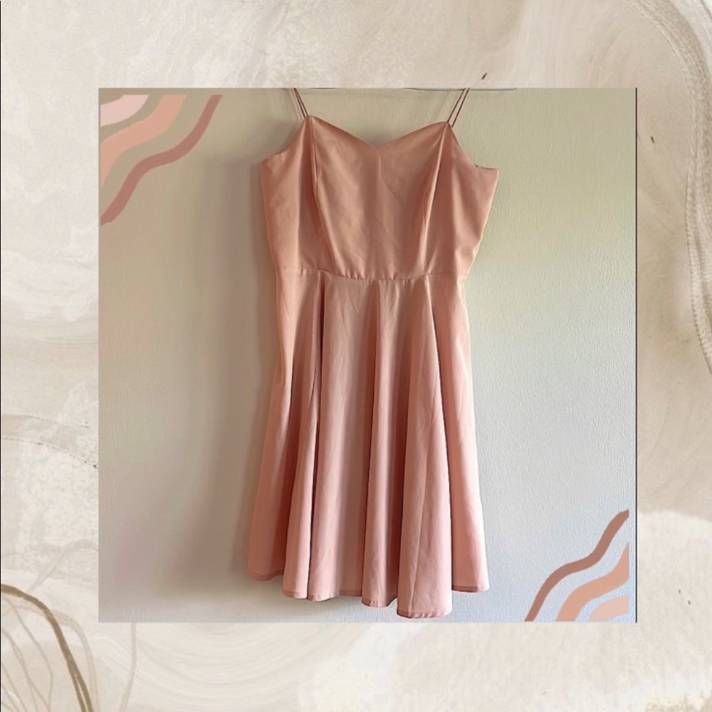 Summer dress, VERO MODA color: pink/rose, size: small, cute/light/flowy